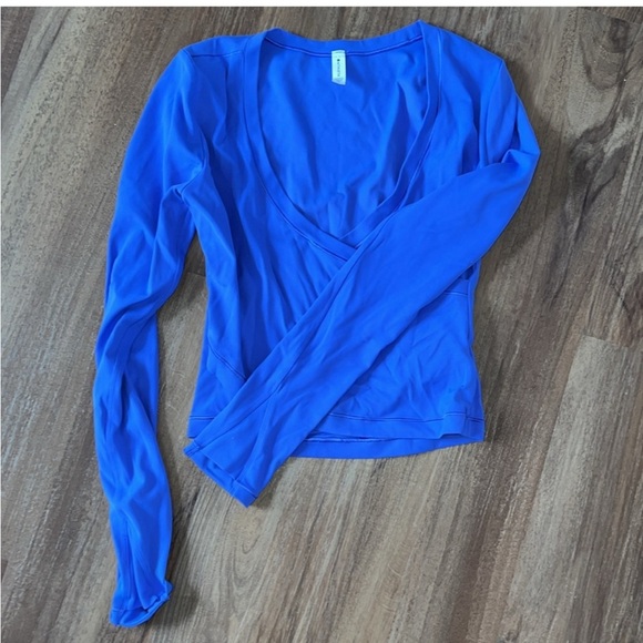 ATHLETA TRANSCEND WRAP TOP - Picture 7 of 10